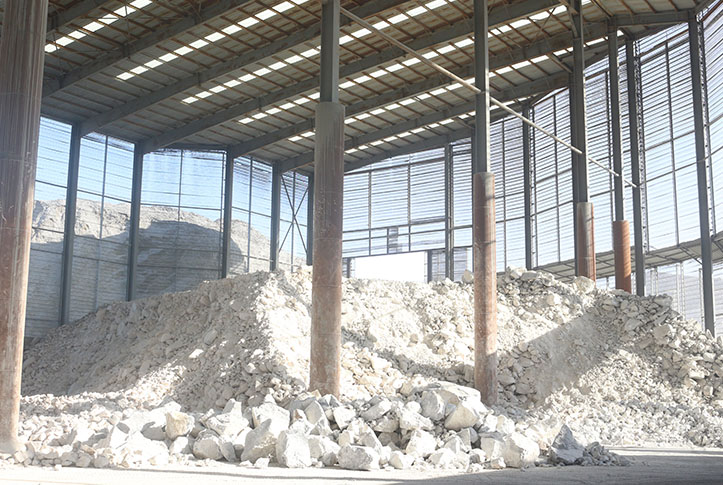 raw material yard